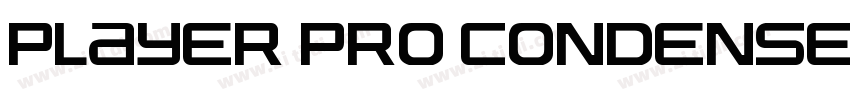 Player Pro Condense字体转换